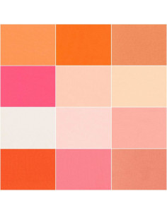 Pacotes Fat Quarter Kona - Melon Ball 2