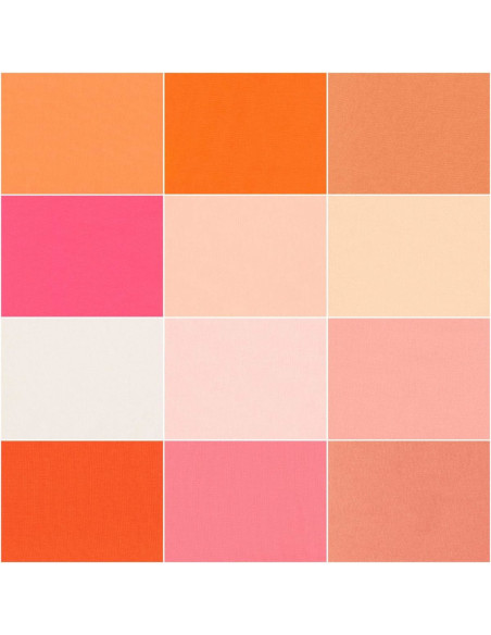 Pacotes Fat Quarter Kona - Melon Ball