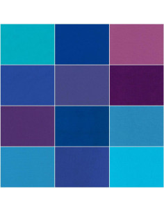 Pacotes Fat Quarter Kona - Pavão 2