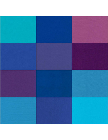 Pacotes Fat Quarter Kona - Pavão