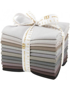 Pacotes Fat Quarter Kona - Área Cinza