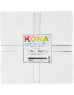 Dez Quadrados Kona - Branco