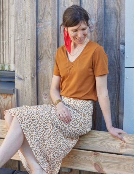 Molde de T-shirt e vestido Modjo - Atelier Scämmit