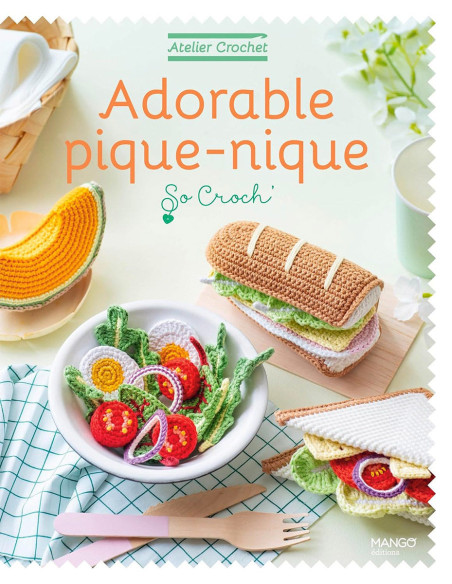Livro de oficina de crochê - Piquenique adorável