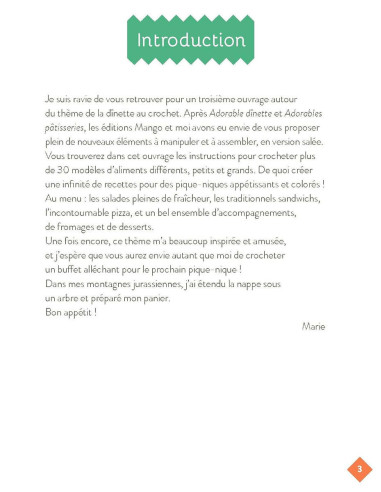 Livro de oficina de crochê - Piquenique adorável
