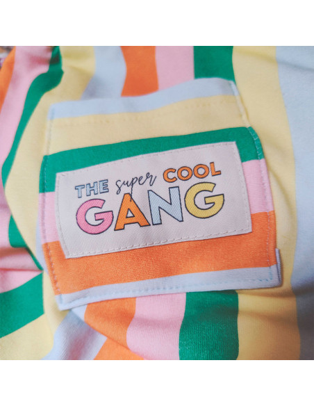 Conjunto de 6 etiquetas tecidas - The super cool GANG