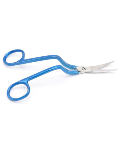 Tesoura de bordado de dupla curvatura para canhotos 15 cm