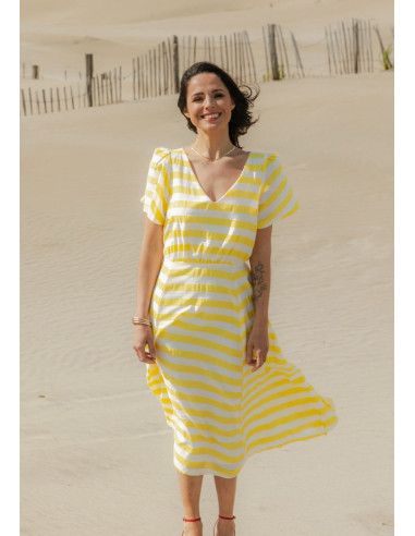 Padrão de vestido Cuba libre - Maison Fauve