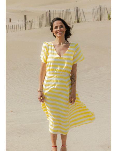 Padrão de vestido Cuba libre - Maison Fauve