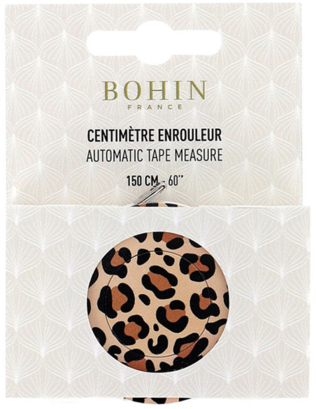 Fita métrica padrão de costura 150 cm Leopardo Bohin