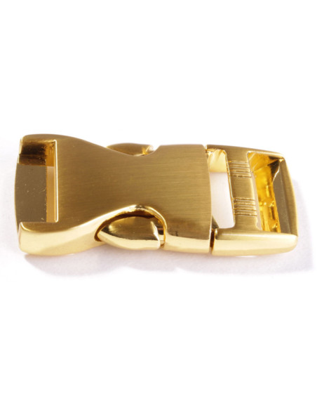 Fivela de metal para cinto 25 mm - Ouro
