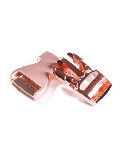 Fivela de metal para cinto 25 mm - Ouro rosa