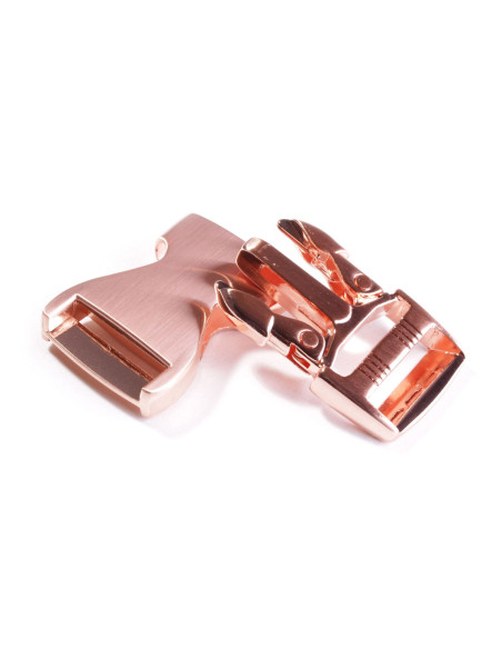Fivela de metal para cinto 25 mm - Ouro rosa