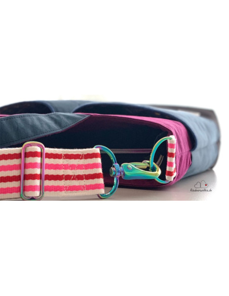 Anel em D 25 mm - Arco-íris