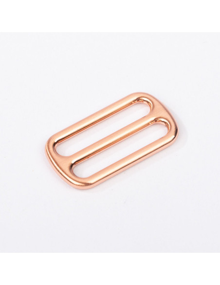 Fivela deslizante de metal - Ouro rosa 25 mm