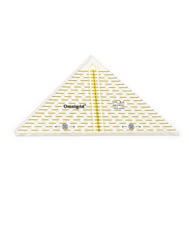 Regra triângulo retângulo Omnigrid 1/4 quadrados