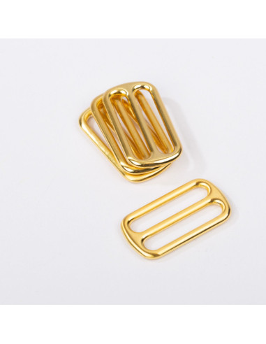 Fivela deslizante de metal - Ouro 40 mm