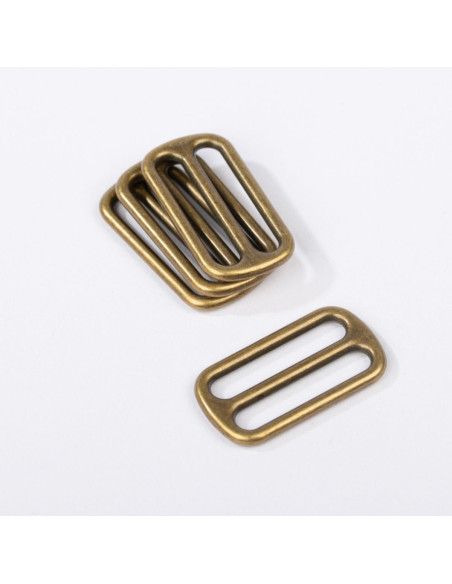 Fivela deslizante de metal - Bronze 40 mm