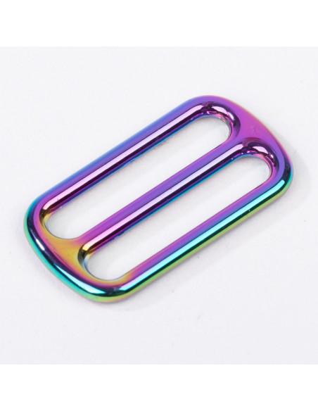Fivela deslizante de metal - Rainbow 40 mm