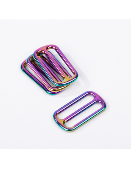 Fivela deslizante de metal - Rainbow 40 mm