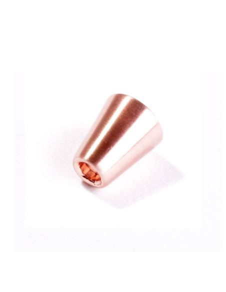 Ponteira de metal em forma de sino para cordões - Ouro rosa