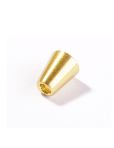 Ponta de metal em forma de sino para cordões - Ouro