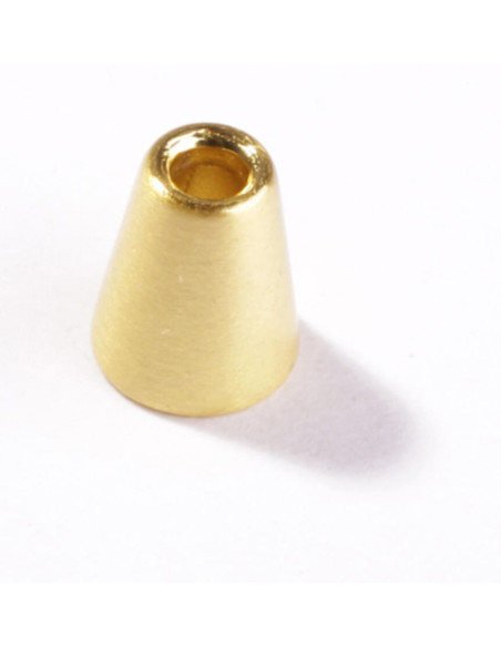 Ponta de metal em forma de sino para cordões - Ouro