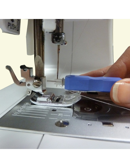 Enfiar agulha de máquina com ímã