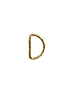 Anel em D 20 mm - Ouro