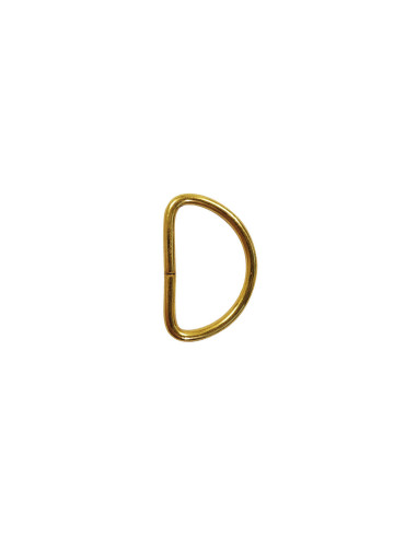 Anel em D 20 mm - Ouro