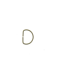 Anel em D 16 mm - Bronze