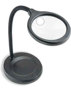 Lâmpada lupa de mesa ultra luminosa Carson Optical