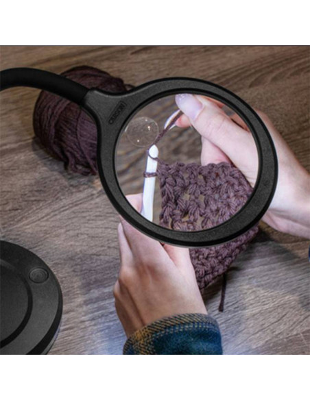 Lâmpada lupa de mesa ultra luminosa Carson Optical