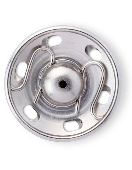 Botões de pressão para costurar 30 mm - Prata