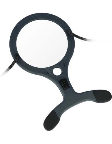 Lupa de luxo ajustável mãos livres com cordão Carson Optical