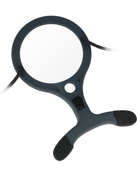 Lupa de luxo ajustável mãos livres com cordão Carson Optical