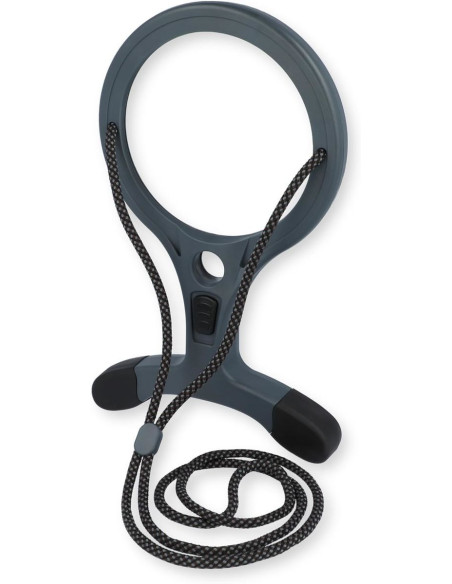 Lupa de luxo ajustável mãos livres com cordão Carson Optical