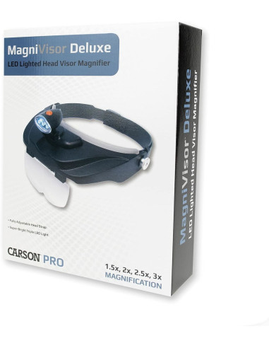 Lupa de cabeça Magnivisor Deluxe Carson Optical