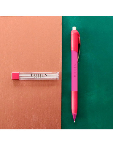 Lápis de giz porta-minas extra-fino Bohin - Lápis rosa