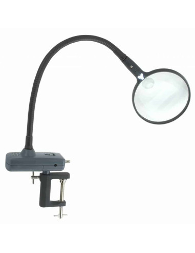 Lupa com braço flexível iluminado MagniFlex Carson Optical