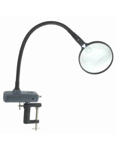 Lupa com braço flexível iluminado MagniFlex Carson Optical