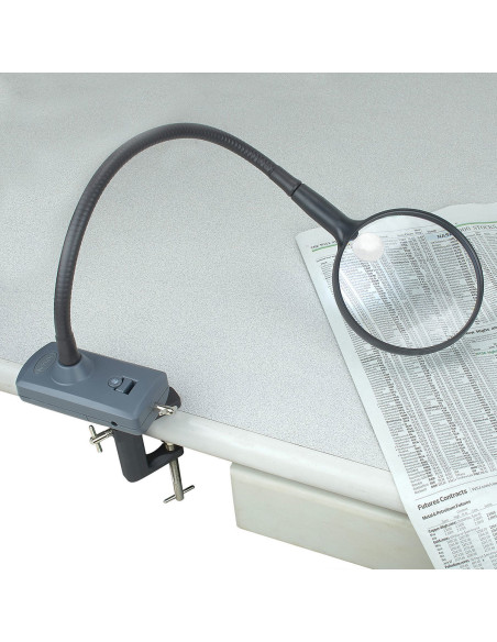 Lupa com braço flexível iluminado MagniFlex Carson Optical