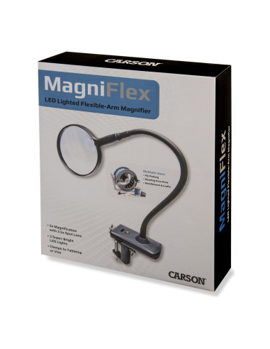 Lupa com braço flexível iluminado MagniFlex Carson Optical