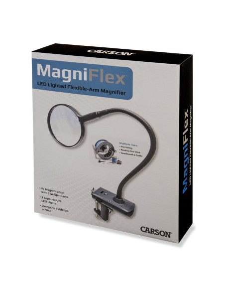 Lupa com braço flexível iluminado MagniFlex Carson Optical