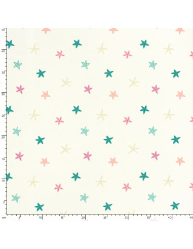 Tecido lycra maiô - Estrela do mar