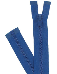 Fecho de correr separável sintético - Azul bugatti