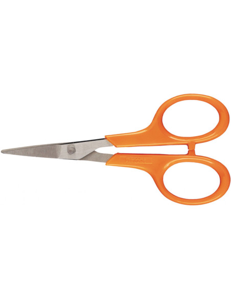 Tesoura Fiskars precisão lâminas retas 10 cm