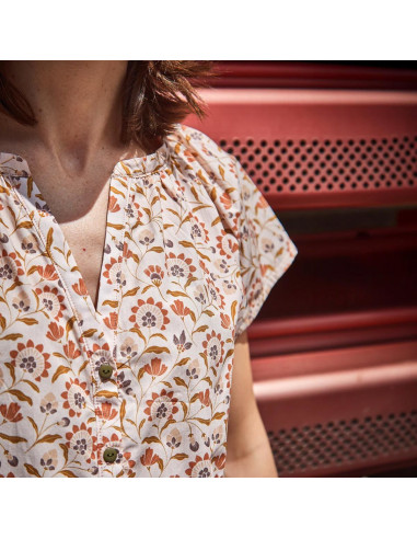 Molde de blusa ou vestido Okinawa - Ikatee