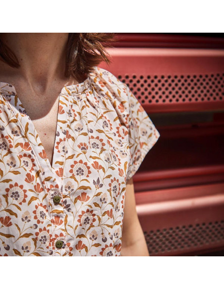 Molde de blusa ou vestido Okinawa - Ikatee