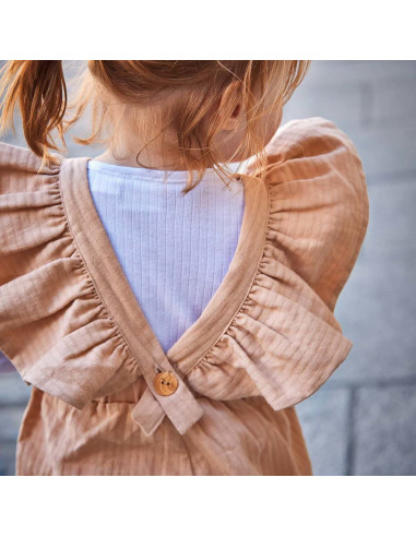 Padrão de macacão, vestido e jardineira Faro - Ikatee